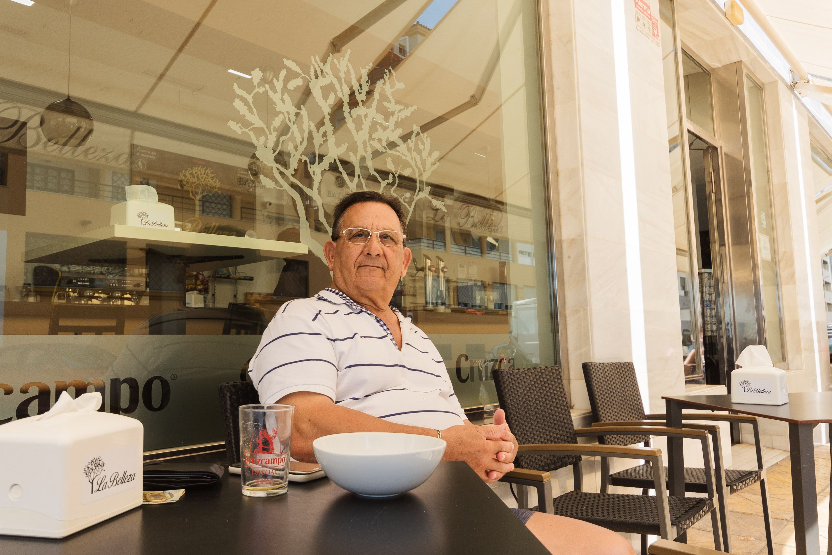 Juan López, uno de los primeros vecinos de la barriada.