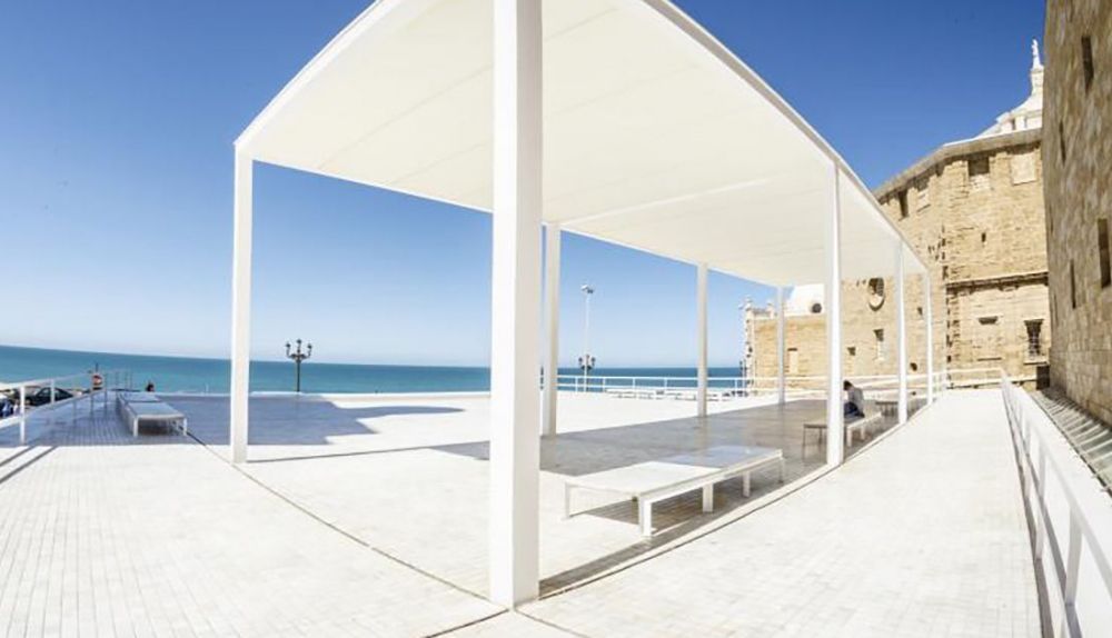 El mirador de EntreCatedrales, en Cádiz.